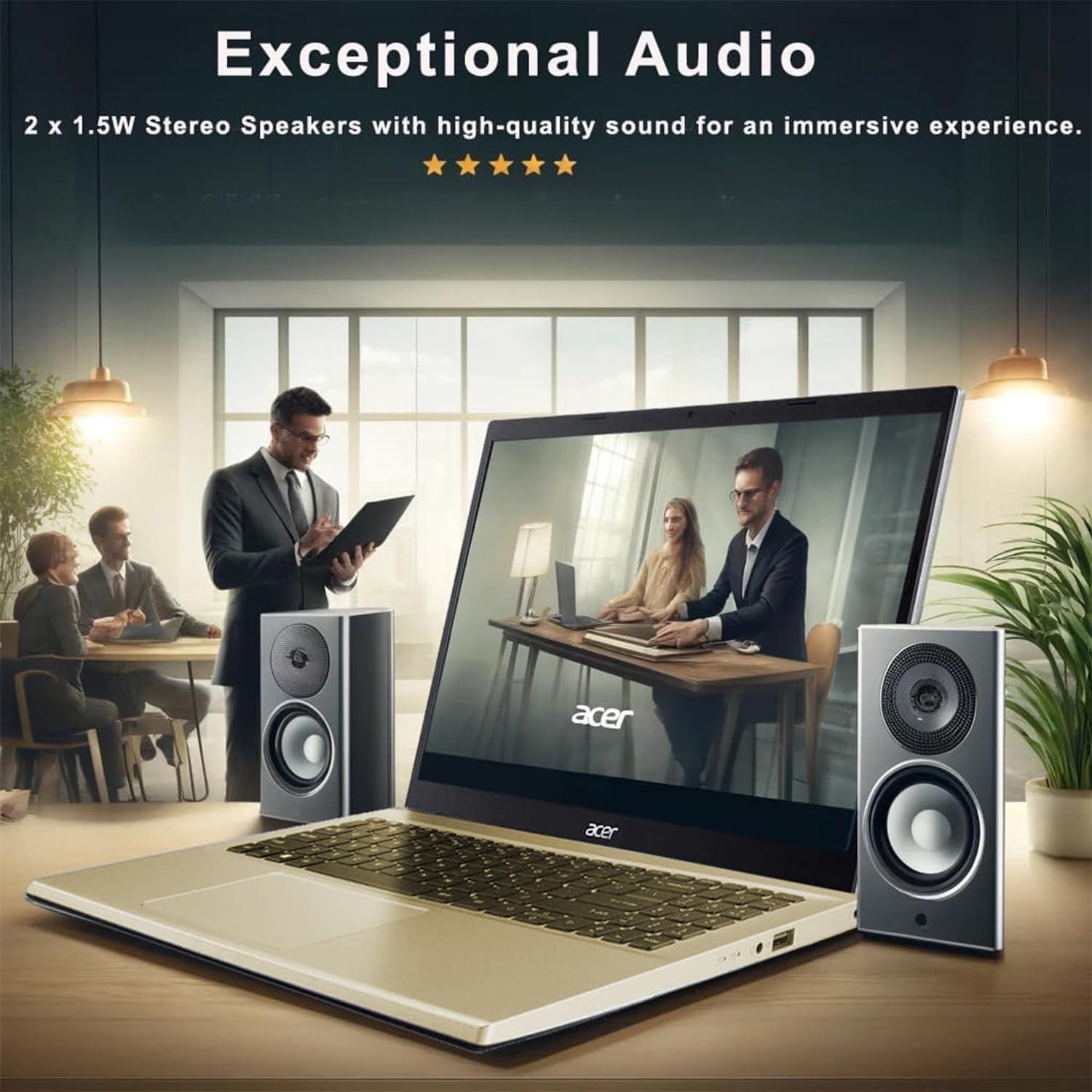 Portátil Acer Aspire 15.6" FHD Intel Celeron N4500 32GB RAM 1TB SSD