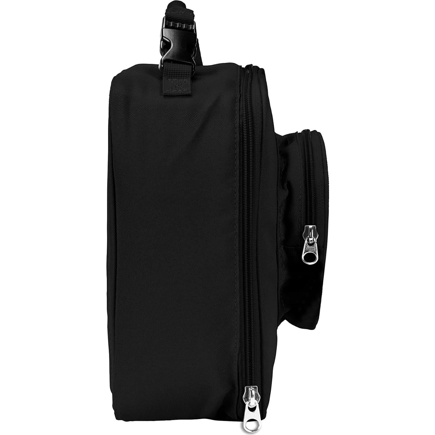Bolsa de Almuerzo LEGO Negra Aislada 5L con Compartimento