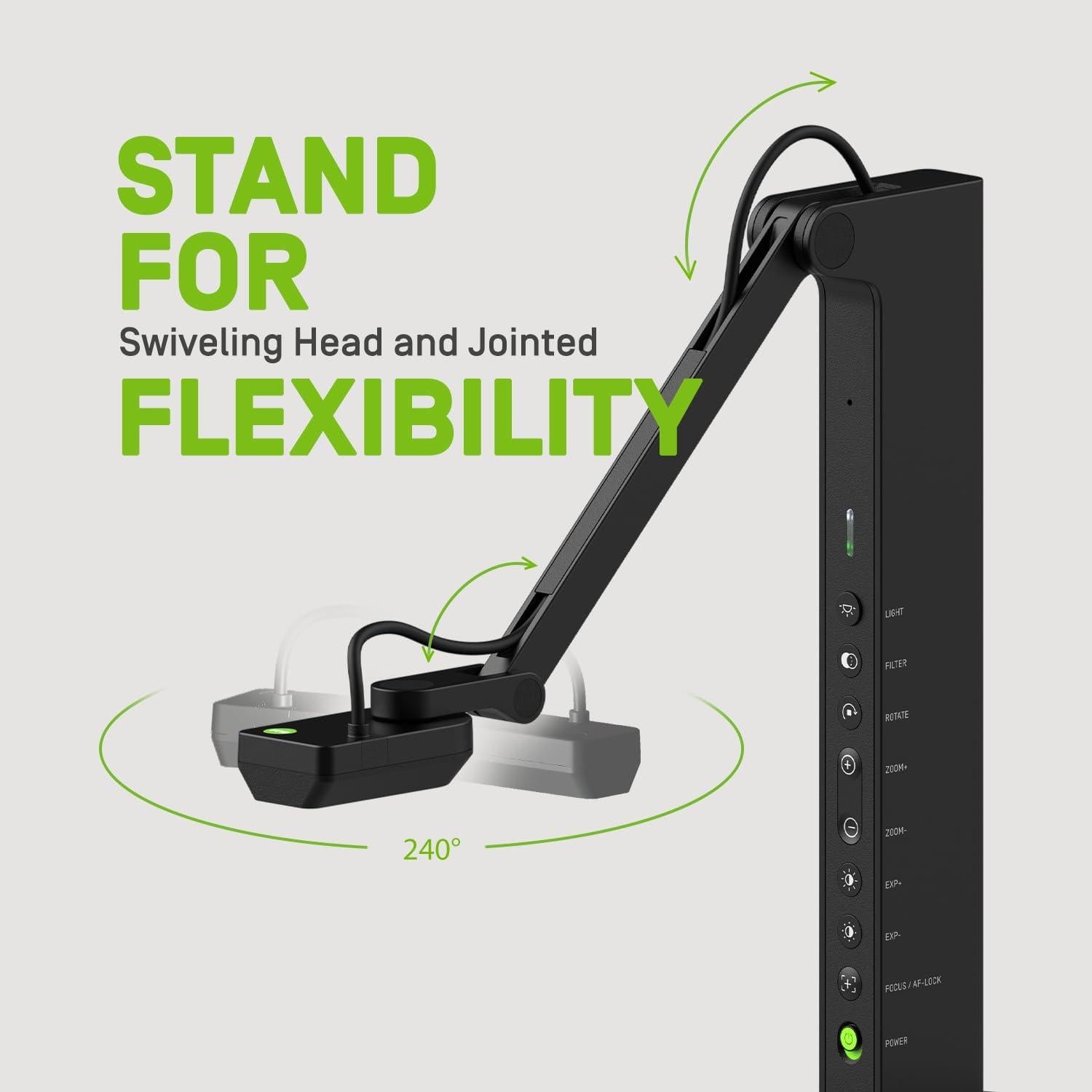 Cámara de Documentos IPEVO VZ-R Ultra 13MP 4K HDMI/USB