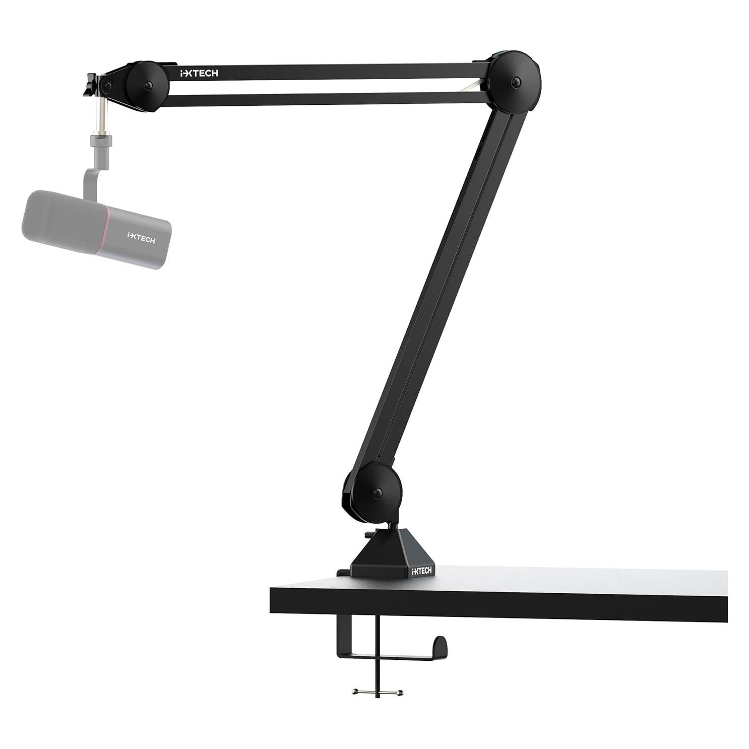 Brazo de Micrófono IXTECH Ajustable 1.6 kg Soporte de Escritorio