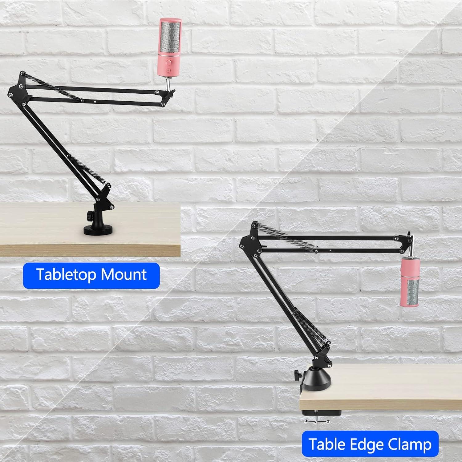 Brazo de Micrófono Geekria para Razer Seiren V3 Mini y Elite