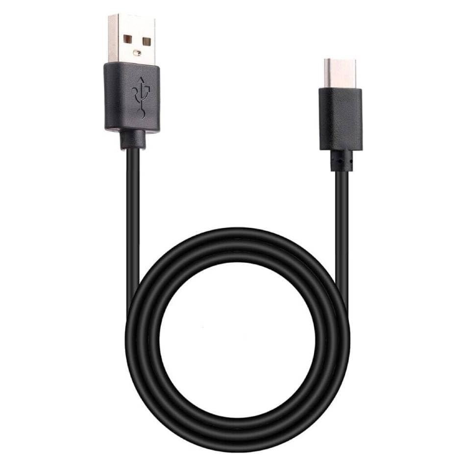 3Ft USB Type-C to Type-A Replacement Cable Compatible with Razer SEIREN V3 Chroma SEIREN V3 Mini SEIREN V2 PRO SEIREN V2 X USB Streaming Microphone Black Cable Power Charger Cord