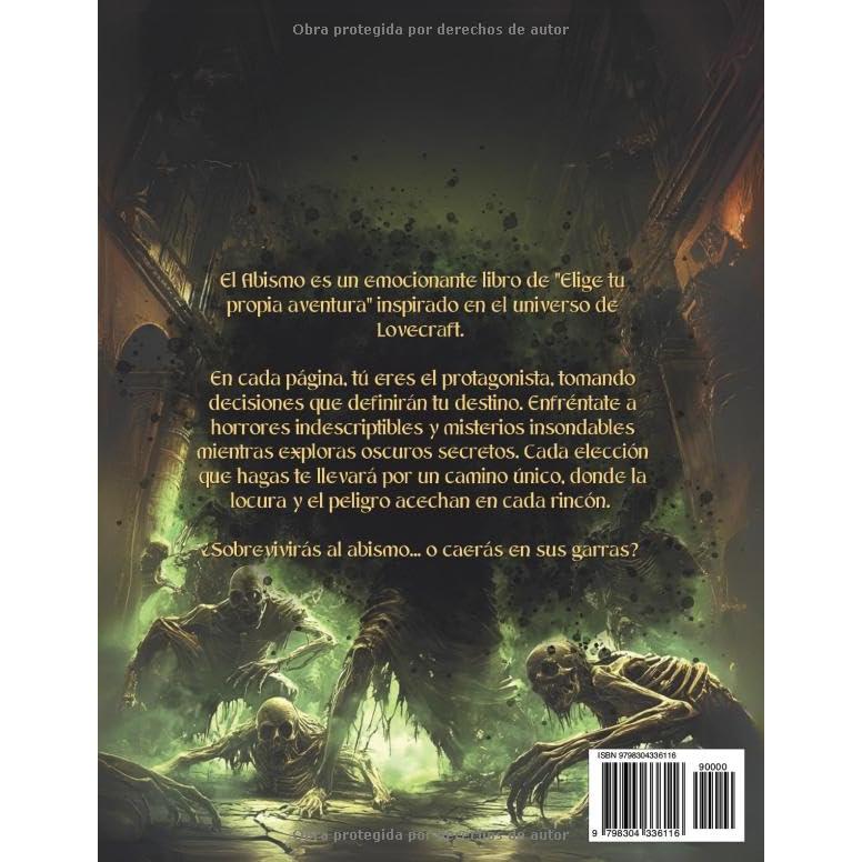 El Abismo - Elige tu propia aventura Lovecraft: Lovecraft - Libro Ilustrado donde tú eliges el camino a seguir - Terror, Misterio y Fantasía (Spanish Edition)