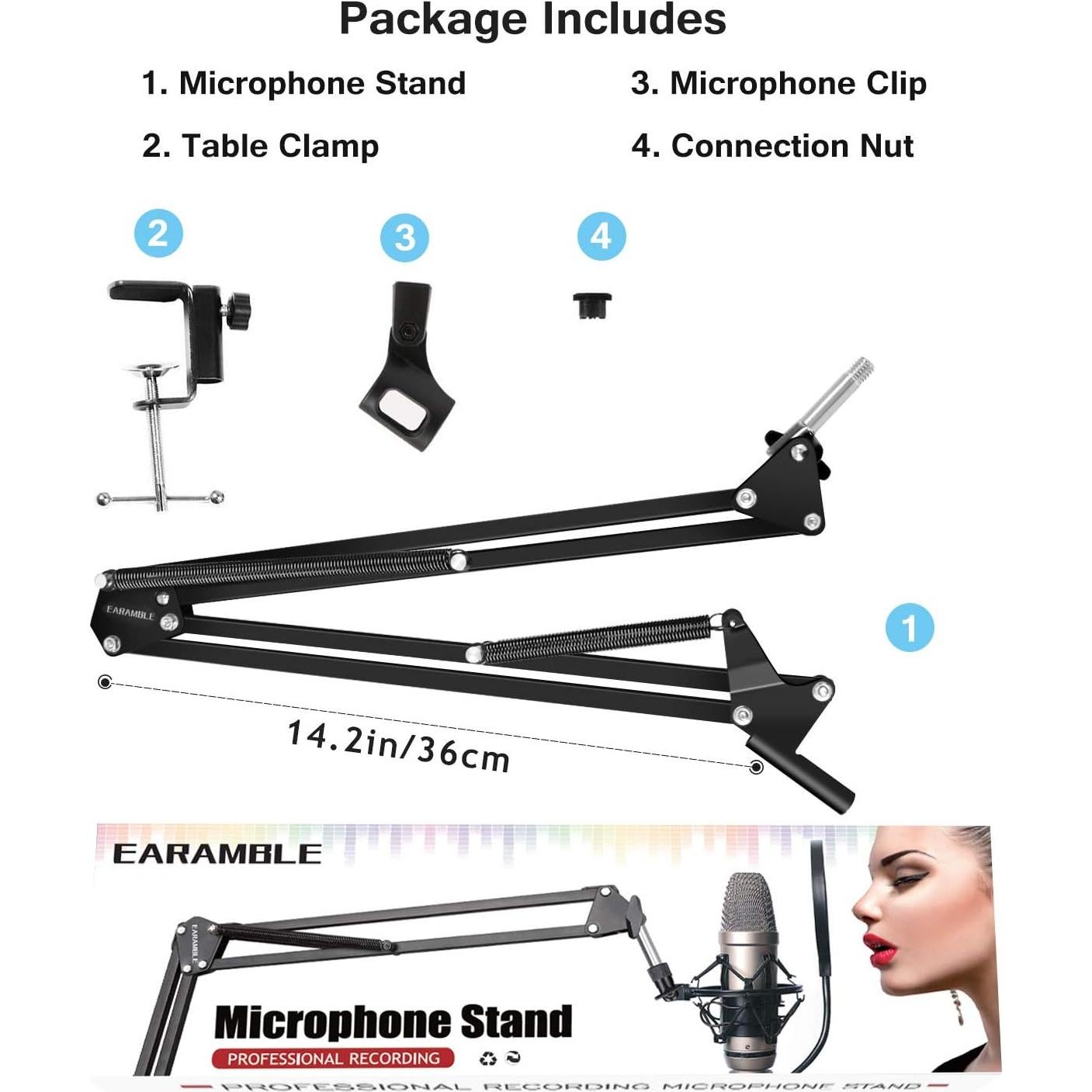 Soporte de Micrófono Ajustable Blue Yeti - Acero Aleado