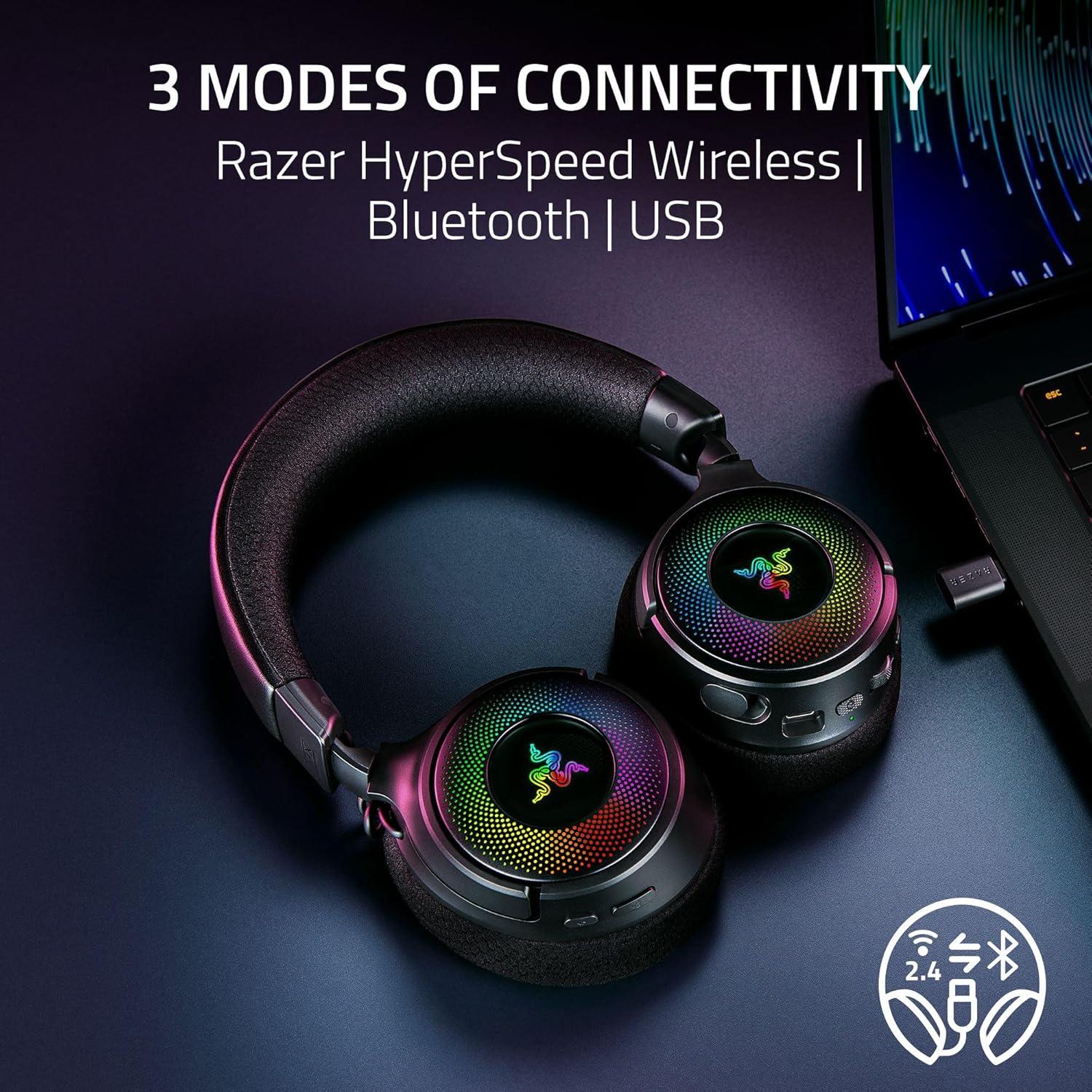Auriculares Razer Kraken V4 Inalámbricos 2.4GHz Bluetooth 40mm