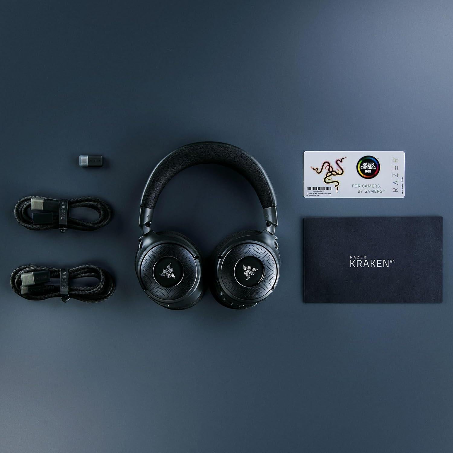 Auriculares Razer Kraken V4 Inalámbricos 2.4GHz Bluetooth 40mm