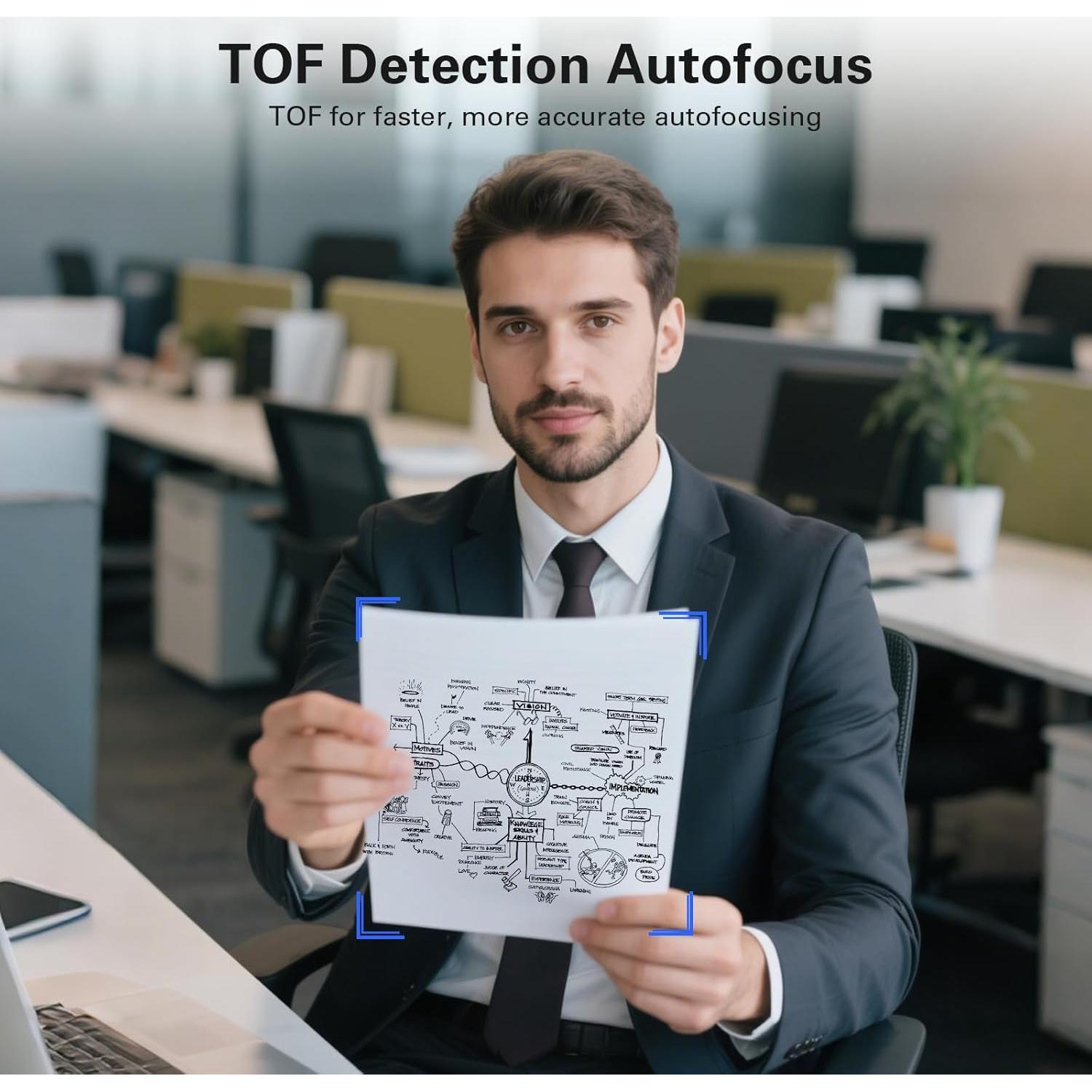 Cámara Web 4K Galyimage con Luz de Anillo y Micrófono