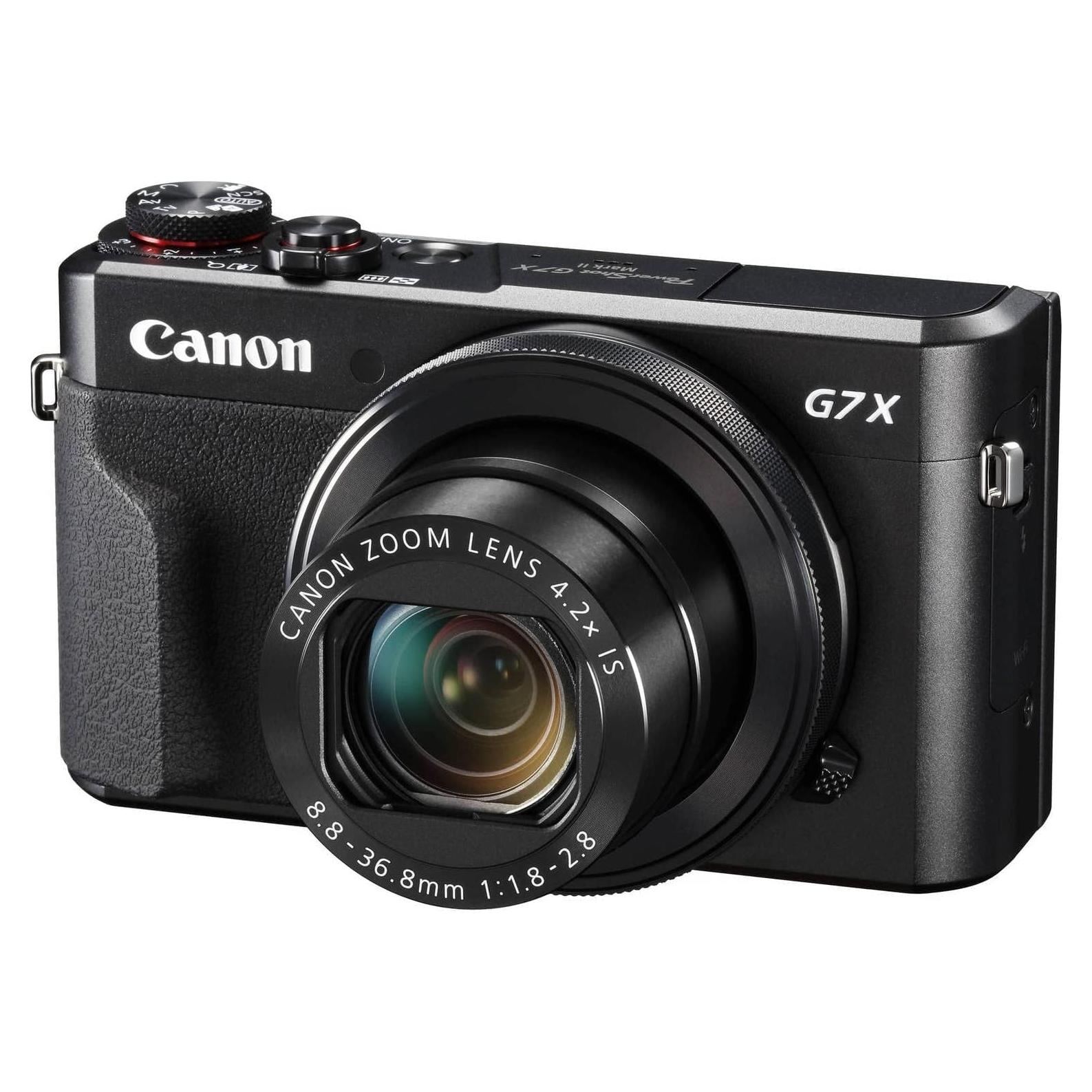 Canon PowerShot G7 X Mark II (Black) (Renewed)