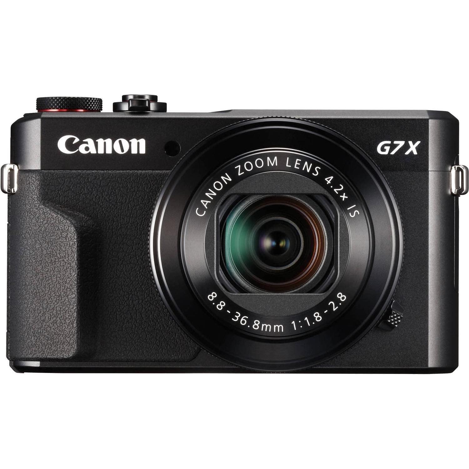 Canon PowerShot G7 X Mark II (Black) (Renewed)