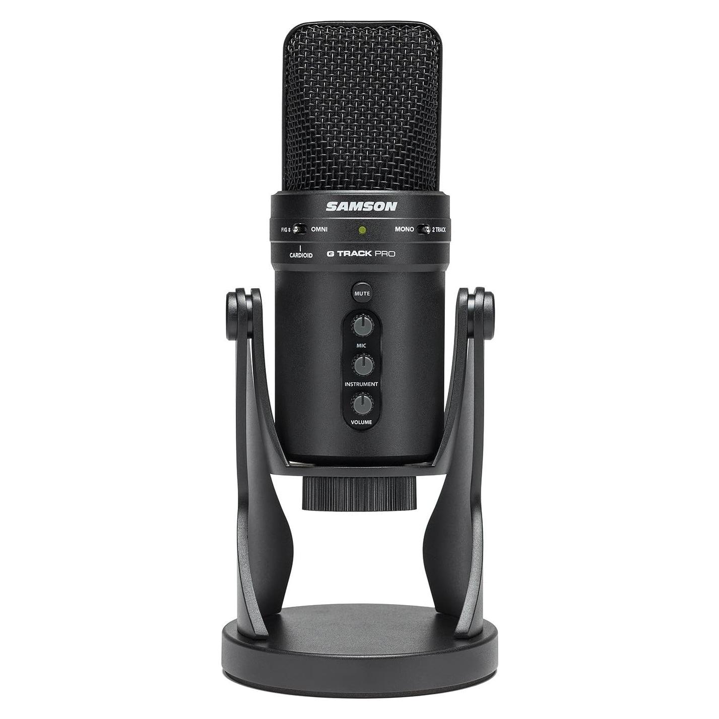 Micrófono de condensador USB Samson G-Track Pro 24 bits 96 kHz