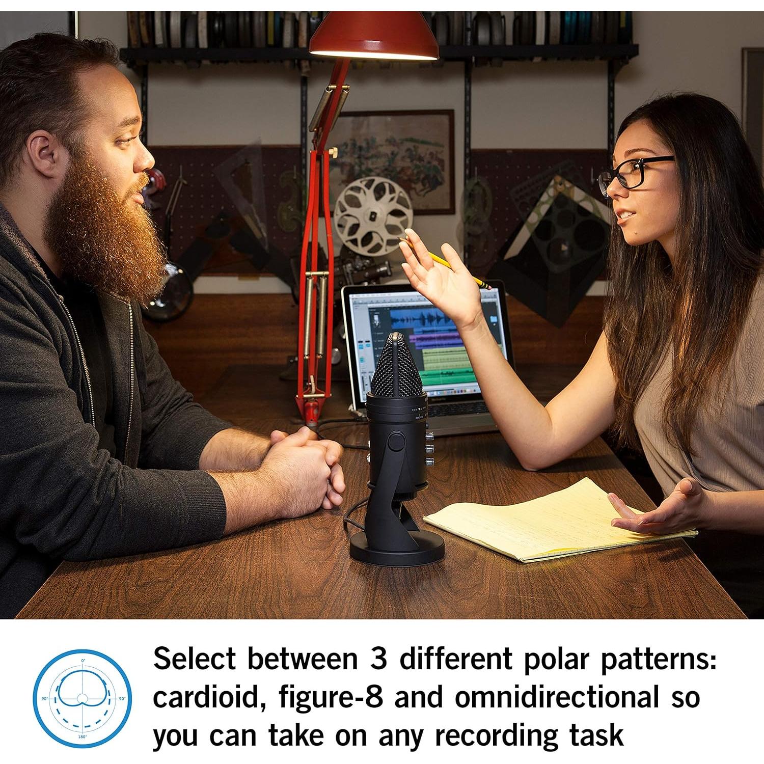 Micrófono de condensador USB Samson G-Track Pro 24 bits 96 kHz