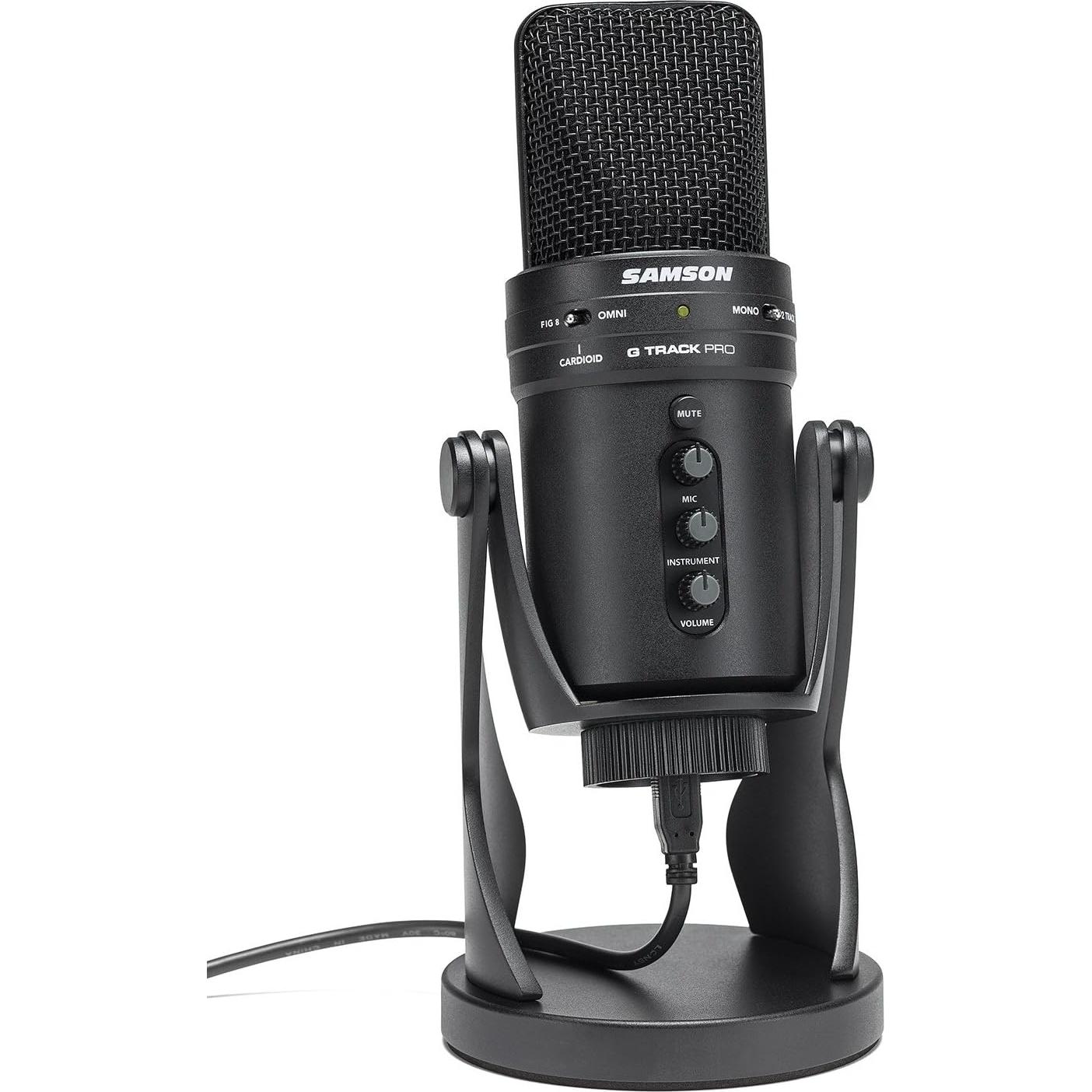 Micrófono de condensador USB Samson G-Track Pro 24 bits 96 kHz