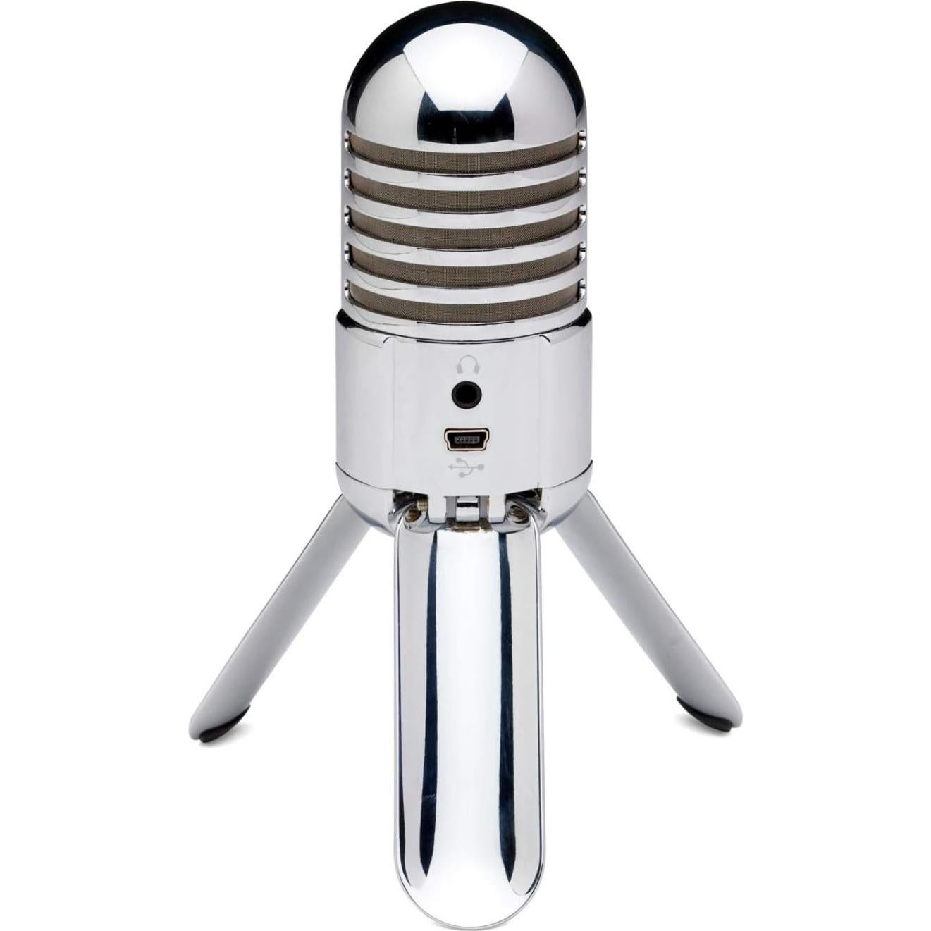 Micrófono USB Samson Meteor Plata - Condensador Cardioide