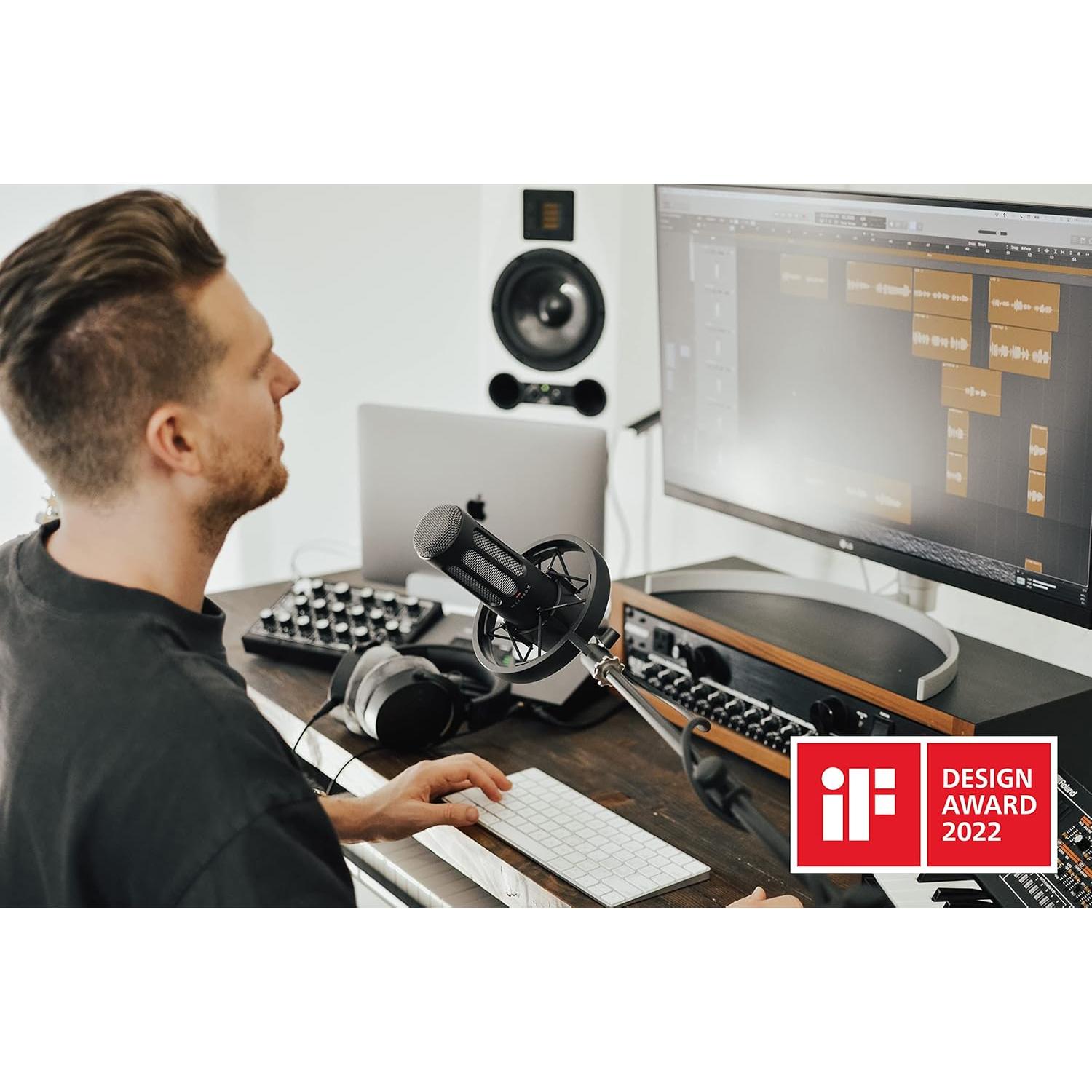 Micrófono Dinámico Beyerdynamic PRO X M70 con Filtro Antipop