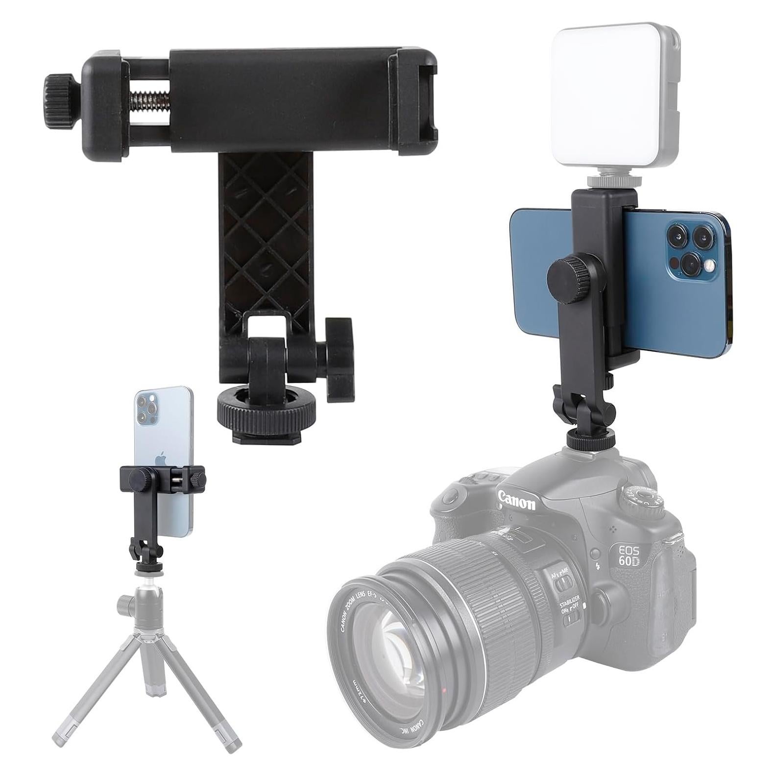 Adaptador de Montaje para Trípode Universal R6 - Soporte para Teléfonos y Cámaras