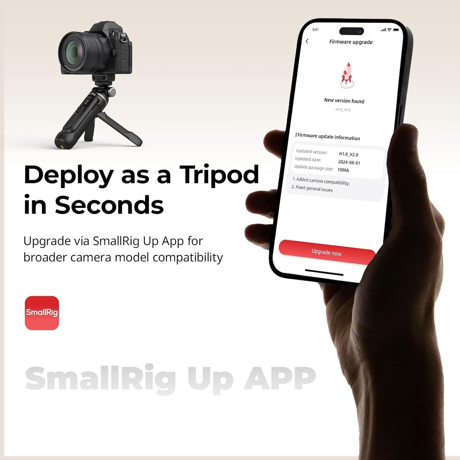 Empuñadura Inalámbrica Multifuncional SmallRig SR-RG2 4551