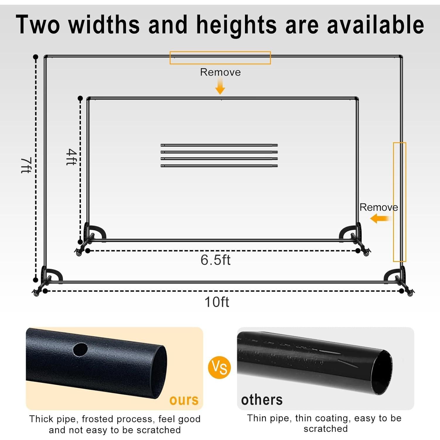 Pantalla Verde 2.13x3.05m con Soporte Móvil SHIRTAL