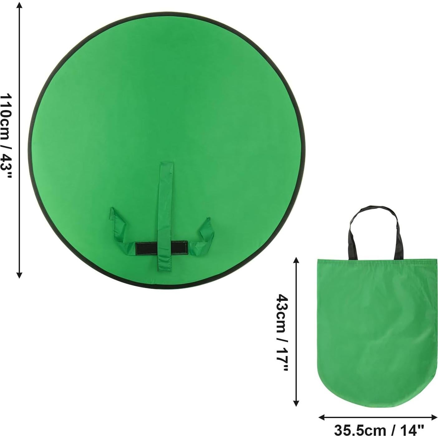 Fondo de Pantalla Verde Cosmos 110 cm Plegable Chroma Key