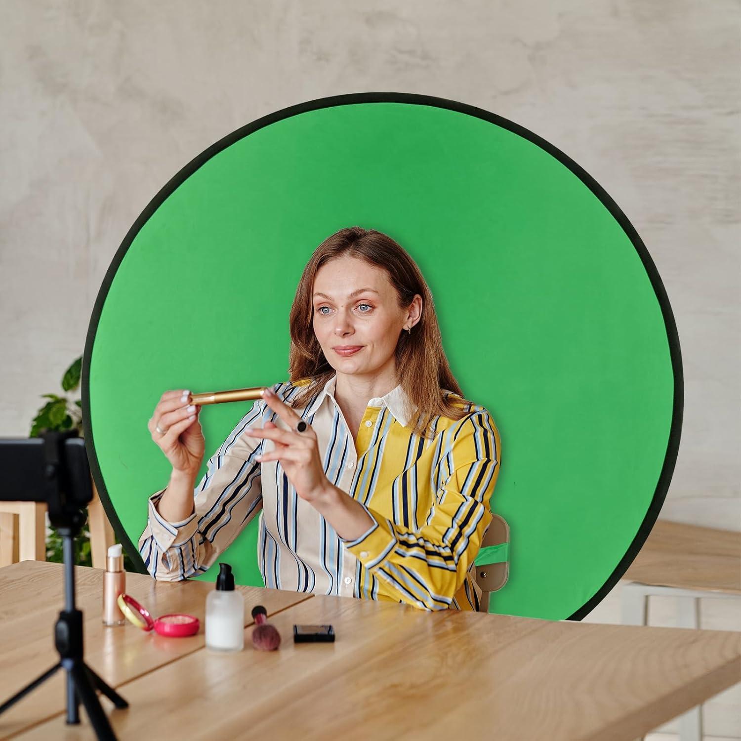 Fondo de Pantalla Verde Cosmos 110 cm Plegable Chroma Key