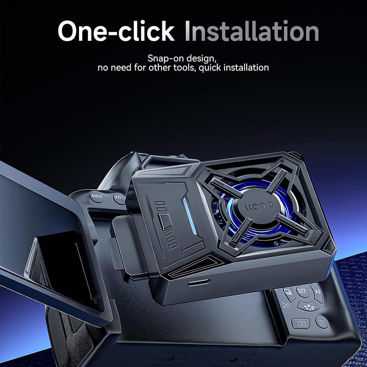 Ventilador de Enfriamiento de Cámara SHENZHEN V5 Negro