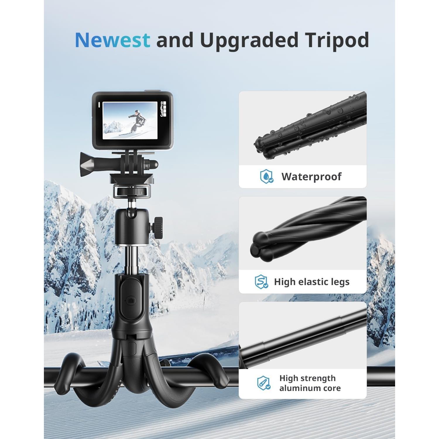 Trípode Extensible UBeesize 3 en 1 para Teléfonos y Cámaras