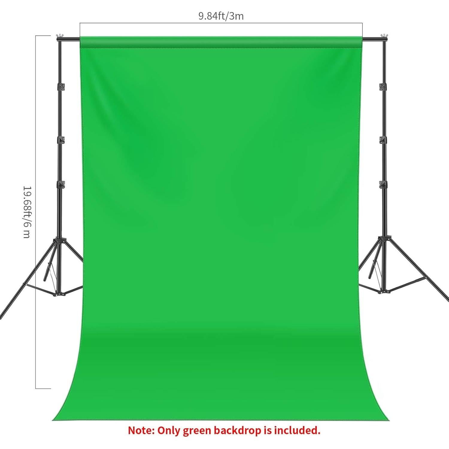 Fondo de Fotografía Neewer 3x6m Verde Chromakey para Estudio