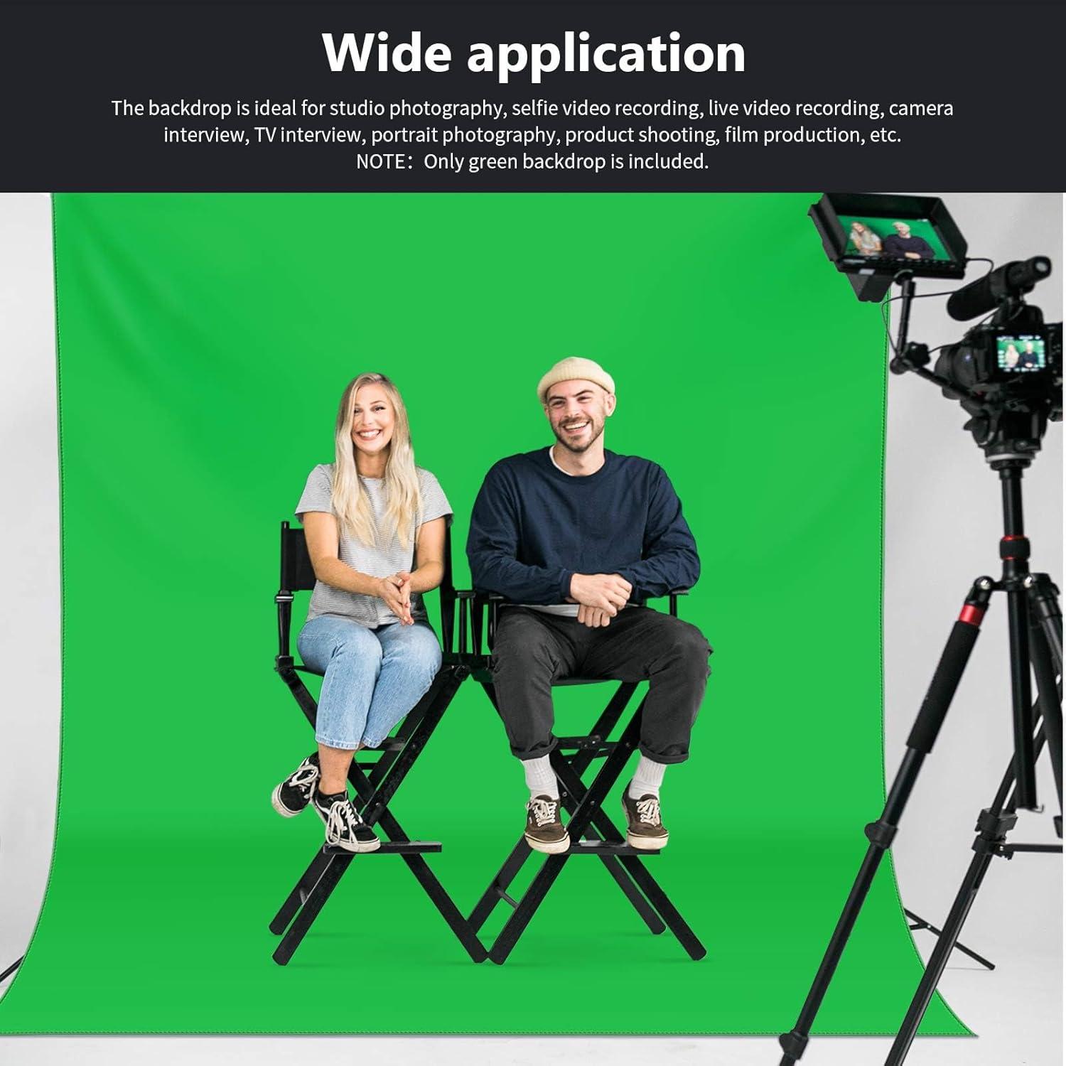 Fondo de Fotografía Neewer 3x6m Verde Chromakey para Estudio