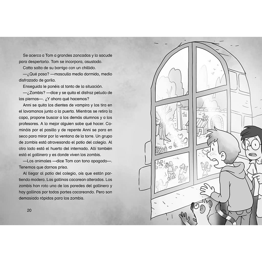 ¡Alerta zombi! / Beware of Zombies! (Escape School) (Spanish Edition)