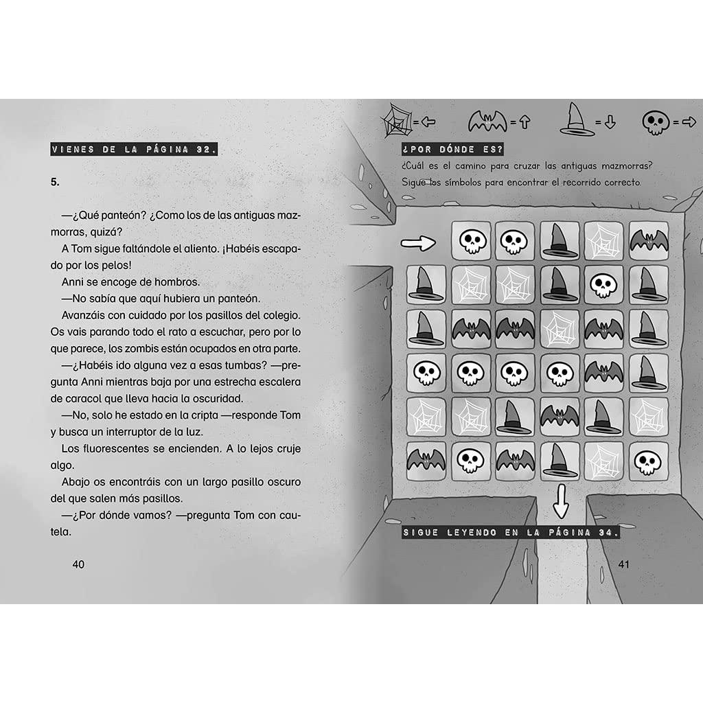 ¡Alerta zombi! / Beware of Zombies! (Escape School) (Spanish Edition)