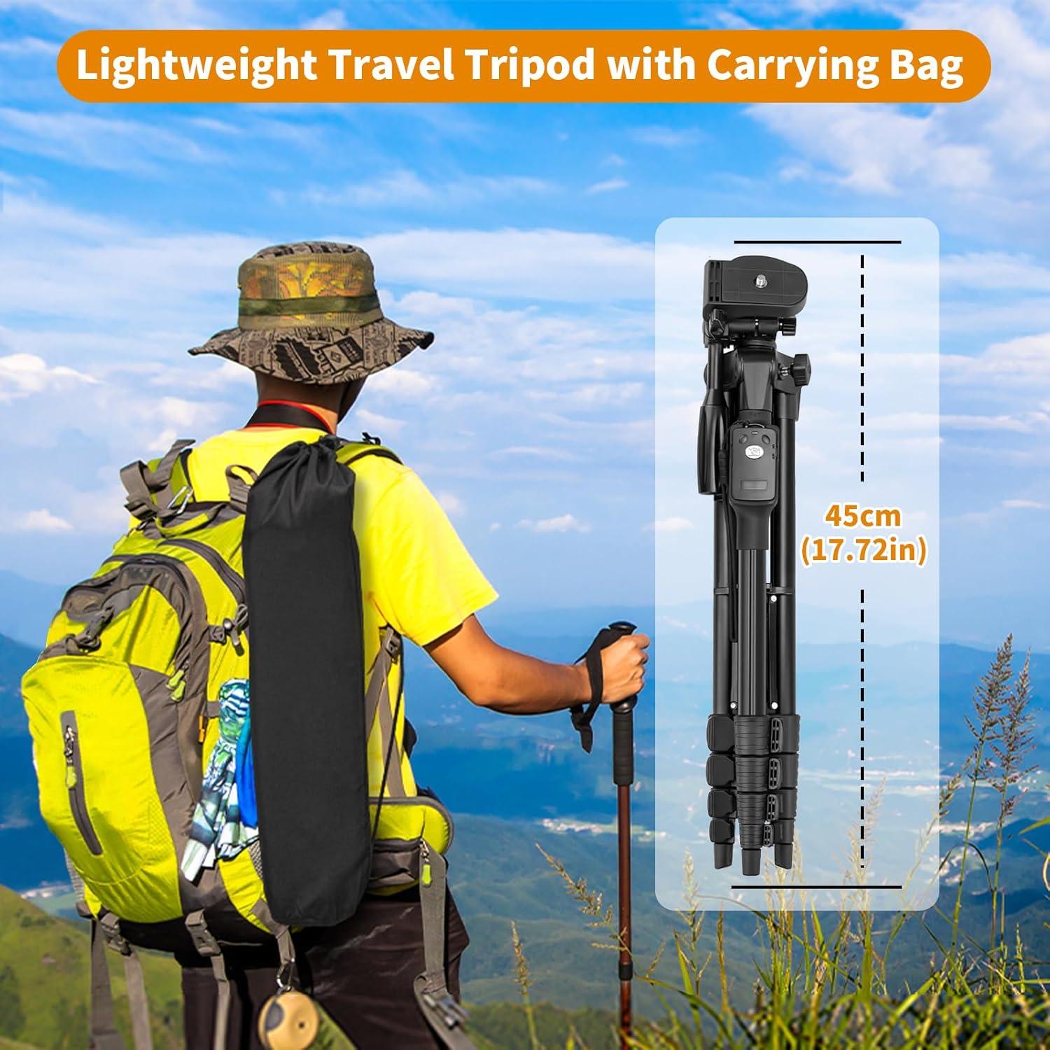 Trípode XXZU 67" (170 cm) Aluminio con Control Remoto