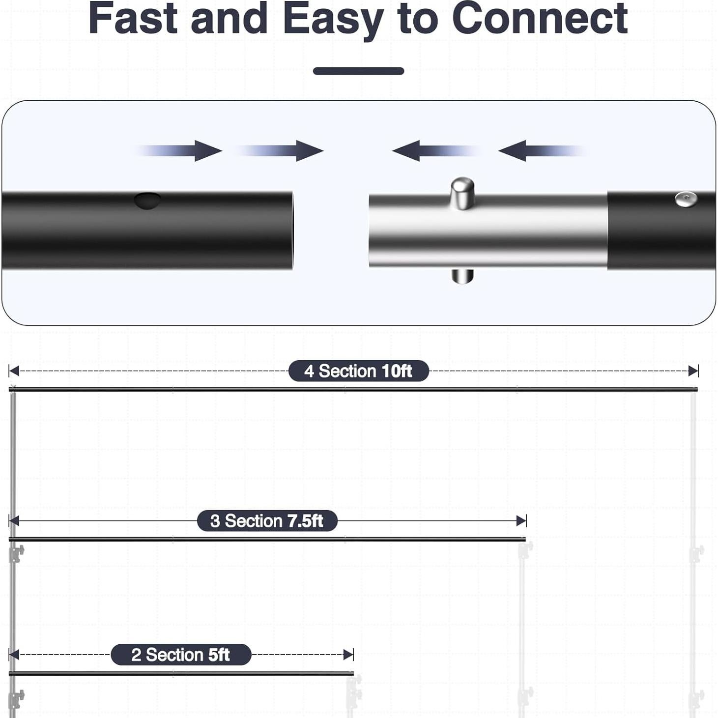 EMART Green Screen Backdrop Kit, 7 * 10 ft Photo Video Studio Greenscreen Background with Stand, Spring Clamps, Carrying Bag and Sandbags for Photography and Streaming