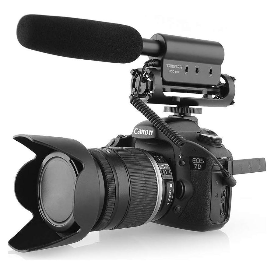Micrófono Shotgun TAKSTAR SGC-598 para Cámara DSLR