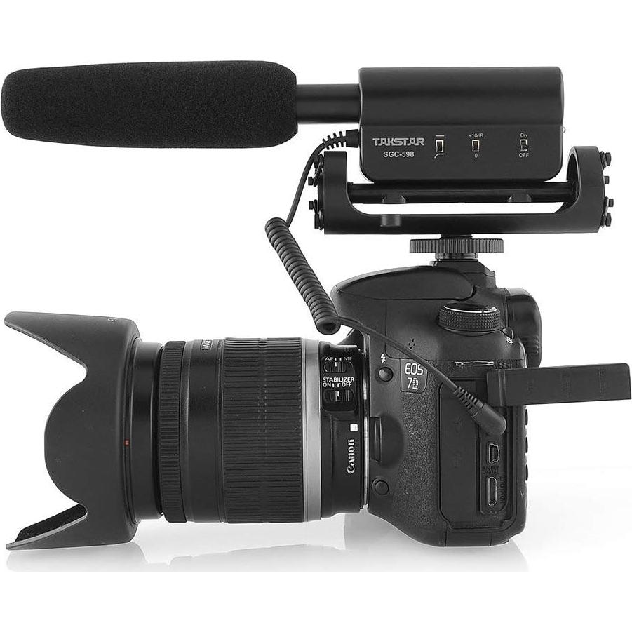 Micrófono Shotgun TAKSTAR SGC-598 para Cámara DSLR