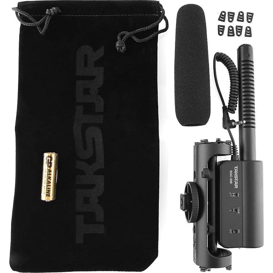 Micrófono Shotgun TAKSTAR SGC-598 para Cámara DSLR