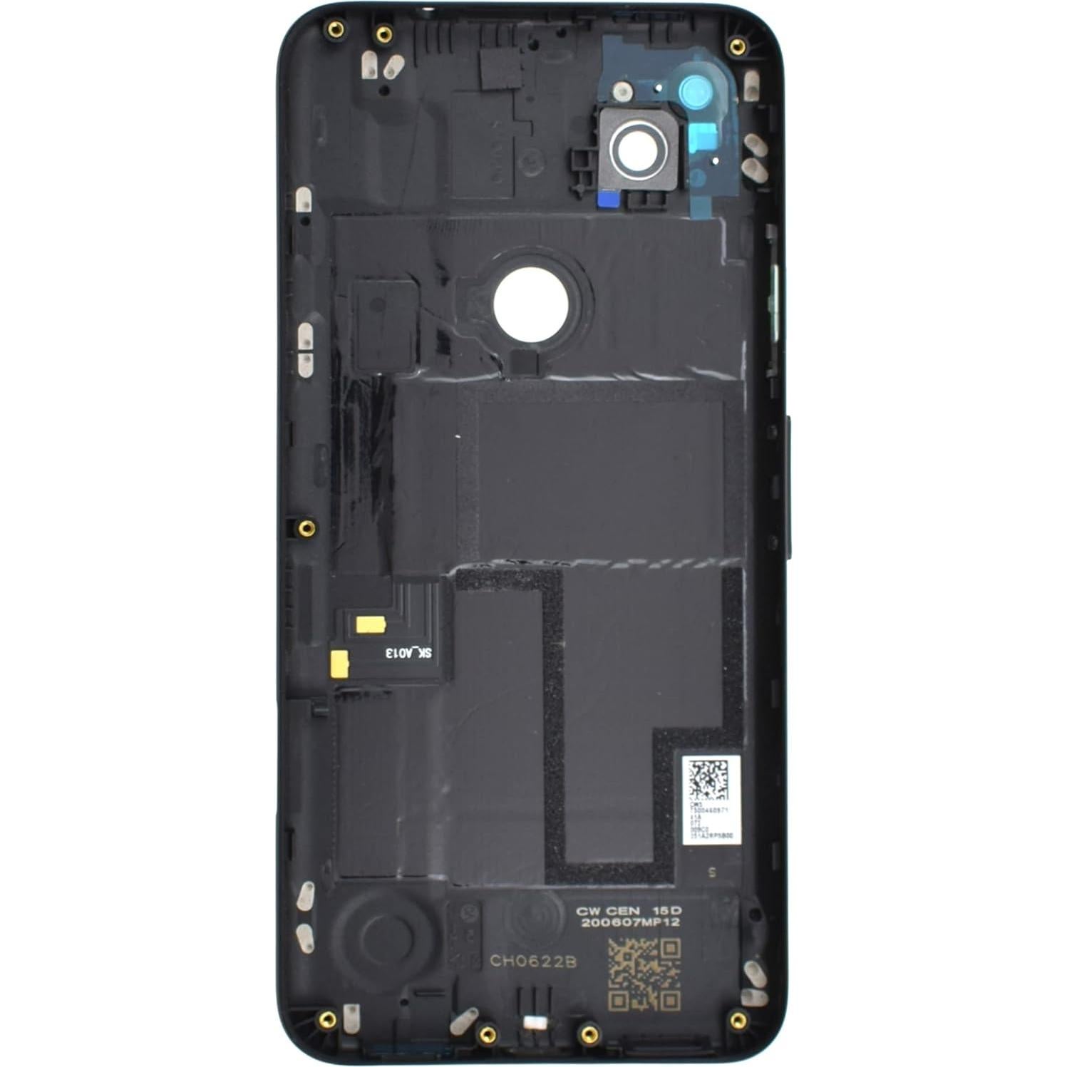Carcasa Trasera de Plástico Negro para Google Pixel 4a G025J