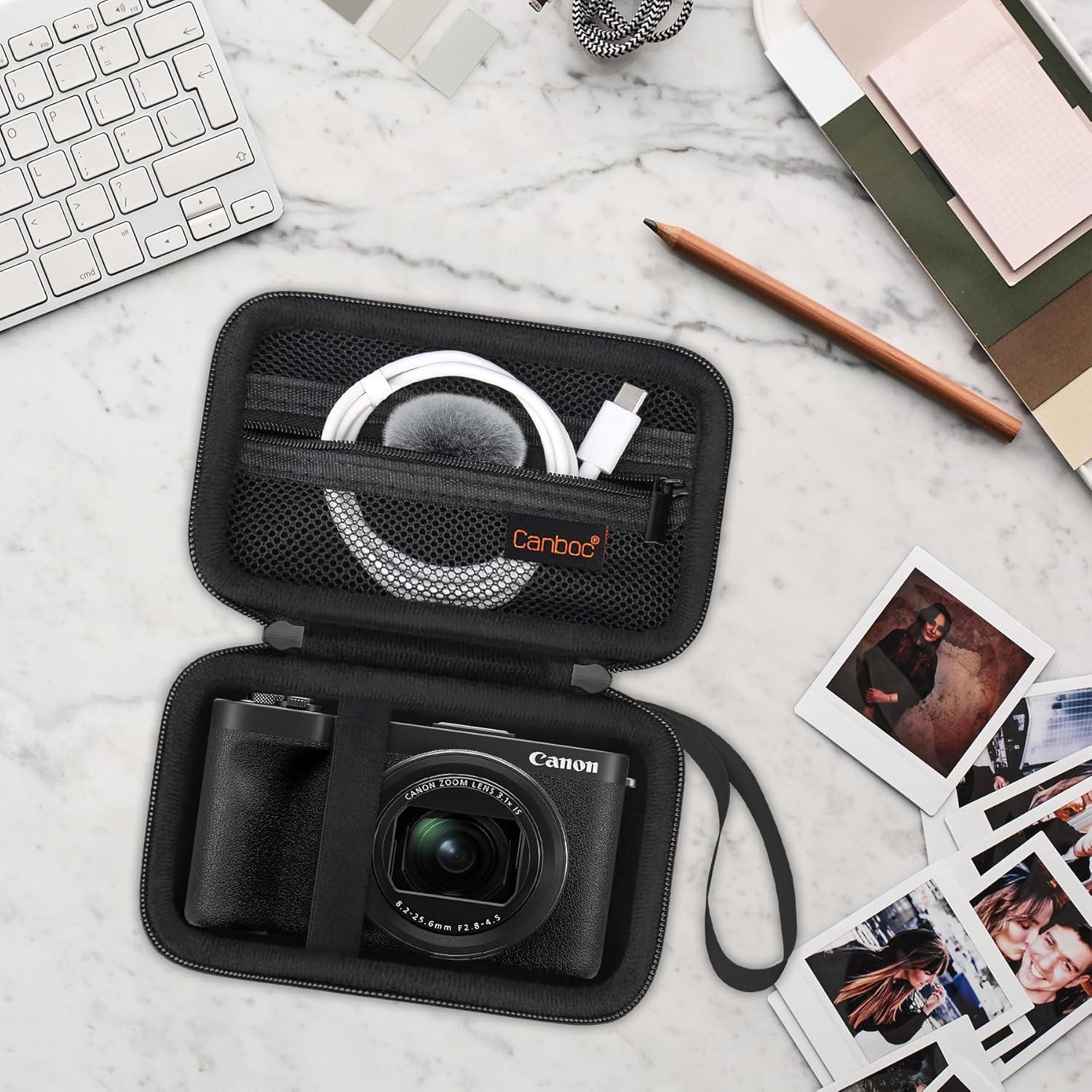 Funda Canboc para Cámara Digital Canon PowerShot V1 - Negro