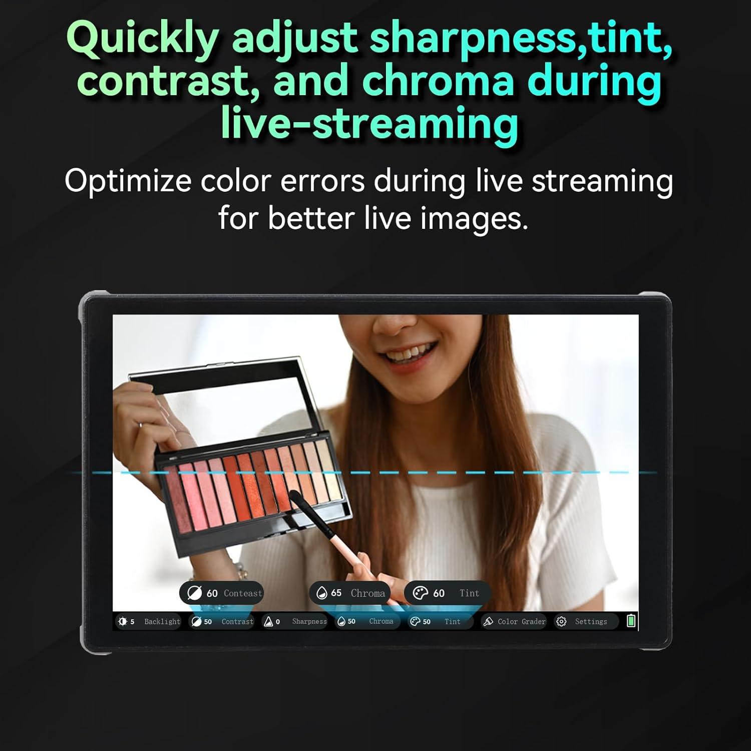 Monitor de Campo Portkeys LH7P 7" 1000nits FHD Control Inalámbrico