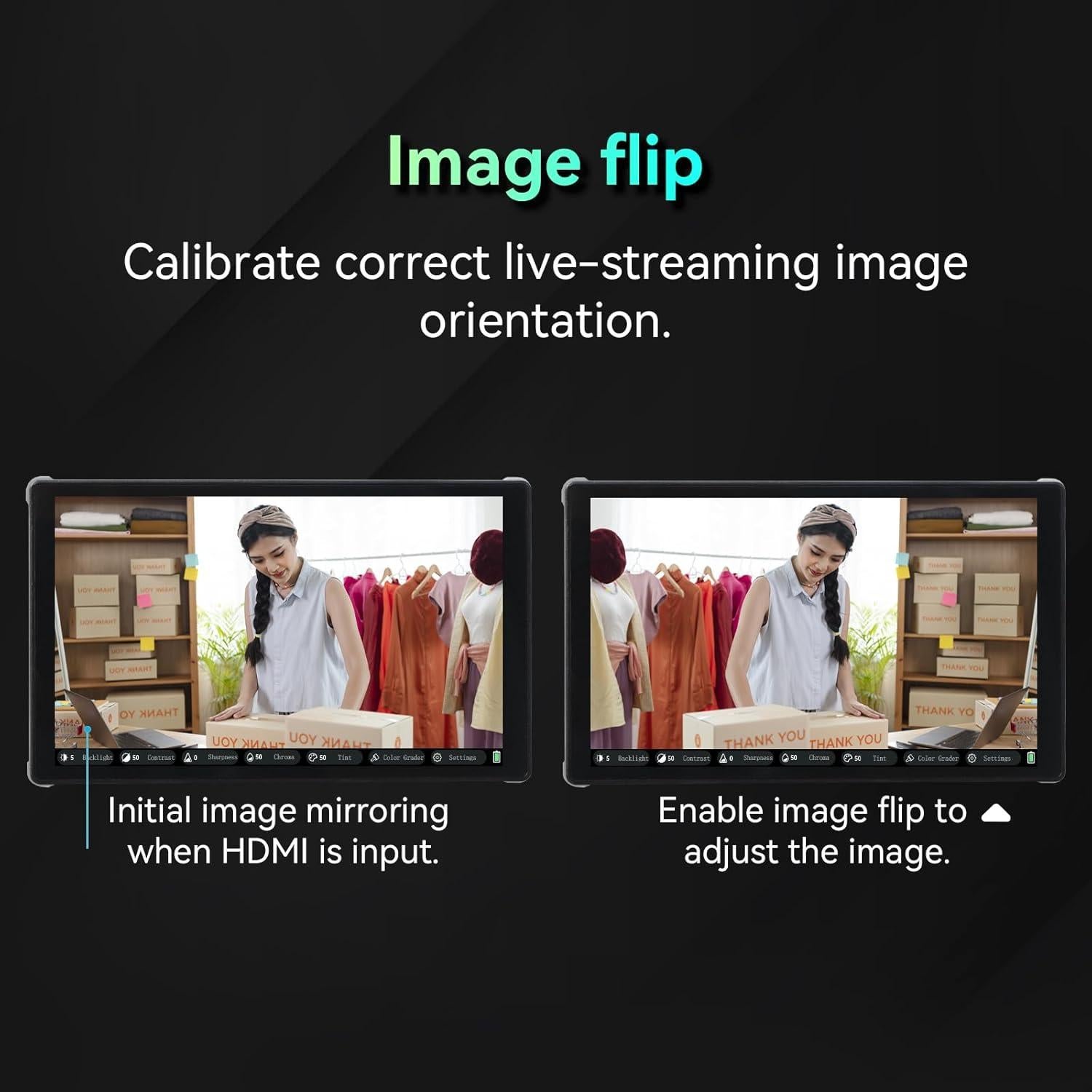 Monitor de Campo Portkeys LH7P 7" 1000nits FHD Control Inalámbrico