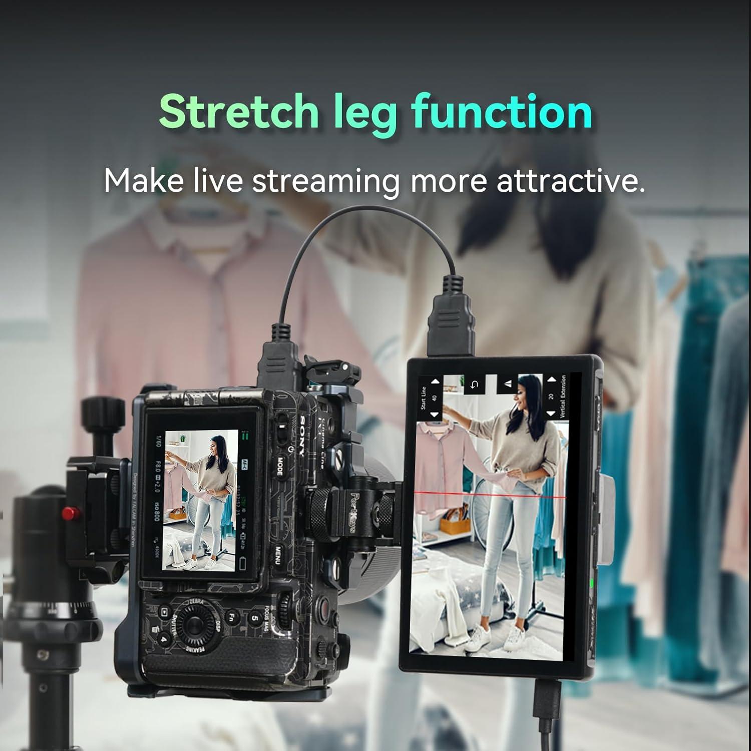 Monitor de Campo Portkeys LH7P 7" 1000nits FHD Control Inalámbrico