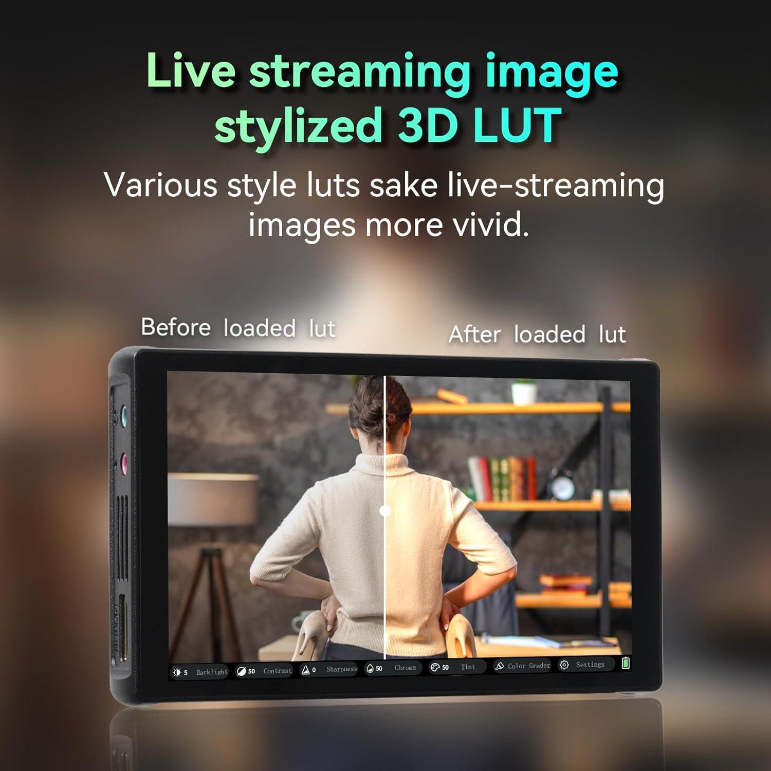 Monitor de Campo Portkeys LH7P 7" 1000nits FHD Control Inalámbrico