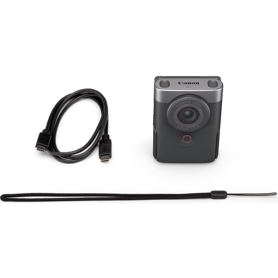 Cámara Compacta Canon PowerShot V10 Plata 4K 19mm + 64GB