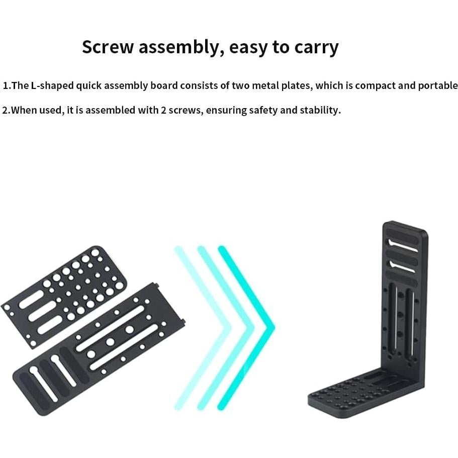 Placa de liberación rápida en L DINESK 20kg para cámaras DSLR