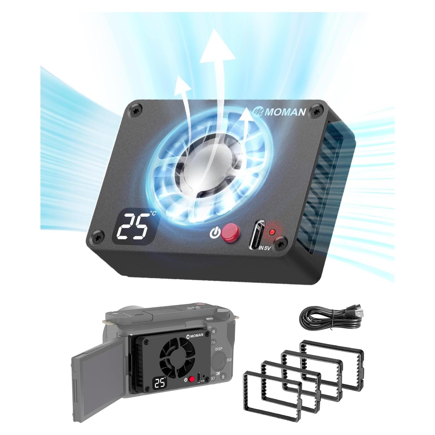 Ventilador de Enfriamiento Moman FS04A para Cámaras 12-30°C