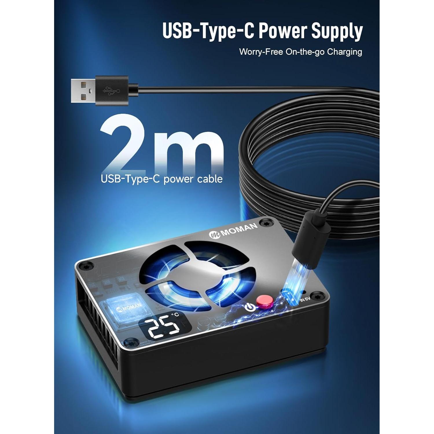 Ventilador de Enfriamiento Moman FS04A para Cámaras 12-30°C