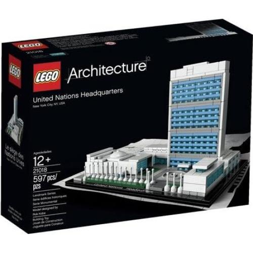LEGO Arquitectura 21018 Sede Naciones Unidas 597 Piezas