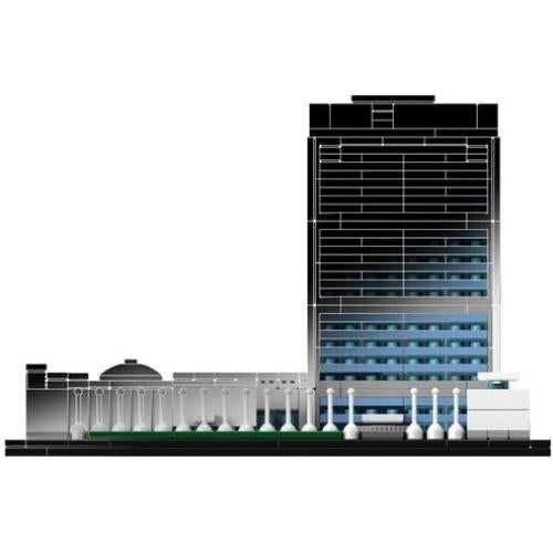 LEGO Arquitectura 21018 Sede Naciones Unidas 597 Piezas