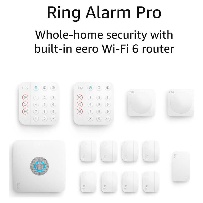 Kit de Seguridad Ring Alarm Pro con Wi-Fi 6 y 14 Piezas