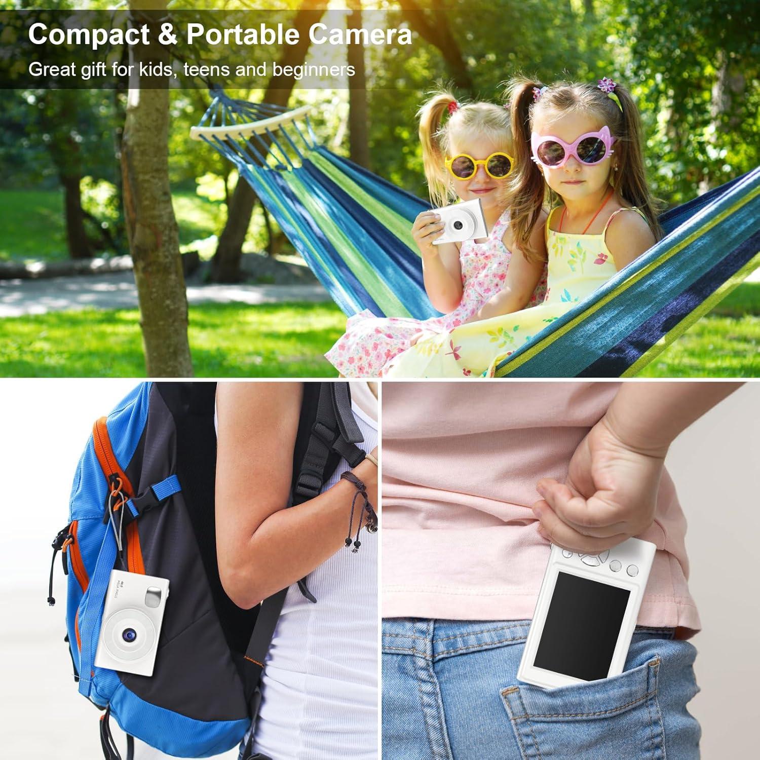 Cámara Digital SONSHUYI H12 48MP 1080P Compacta para Niños