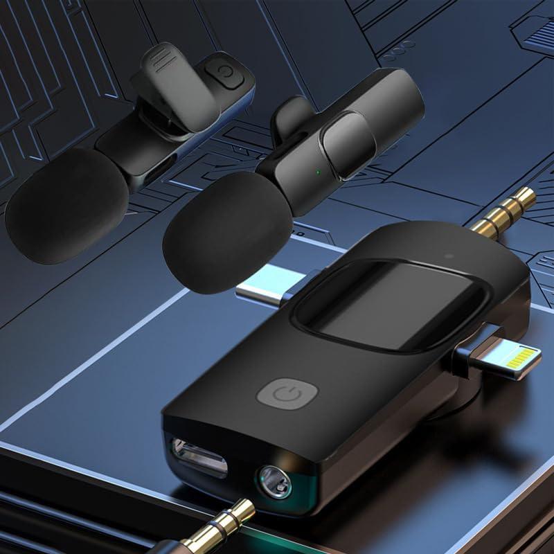 Micrófono Inalámbrico Lavalier JAPOO 3 en 1 USB-C para iPhone