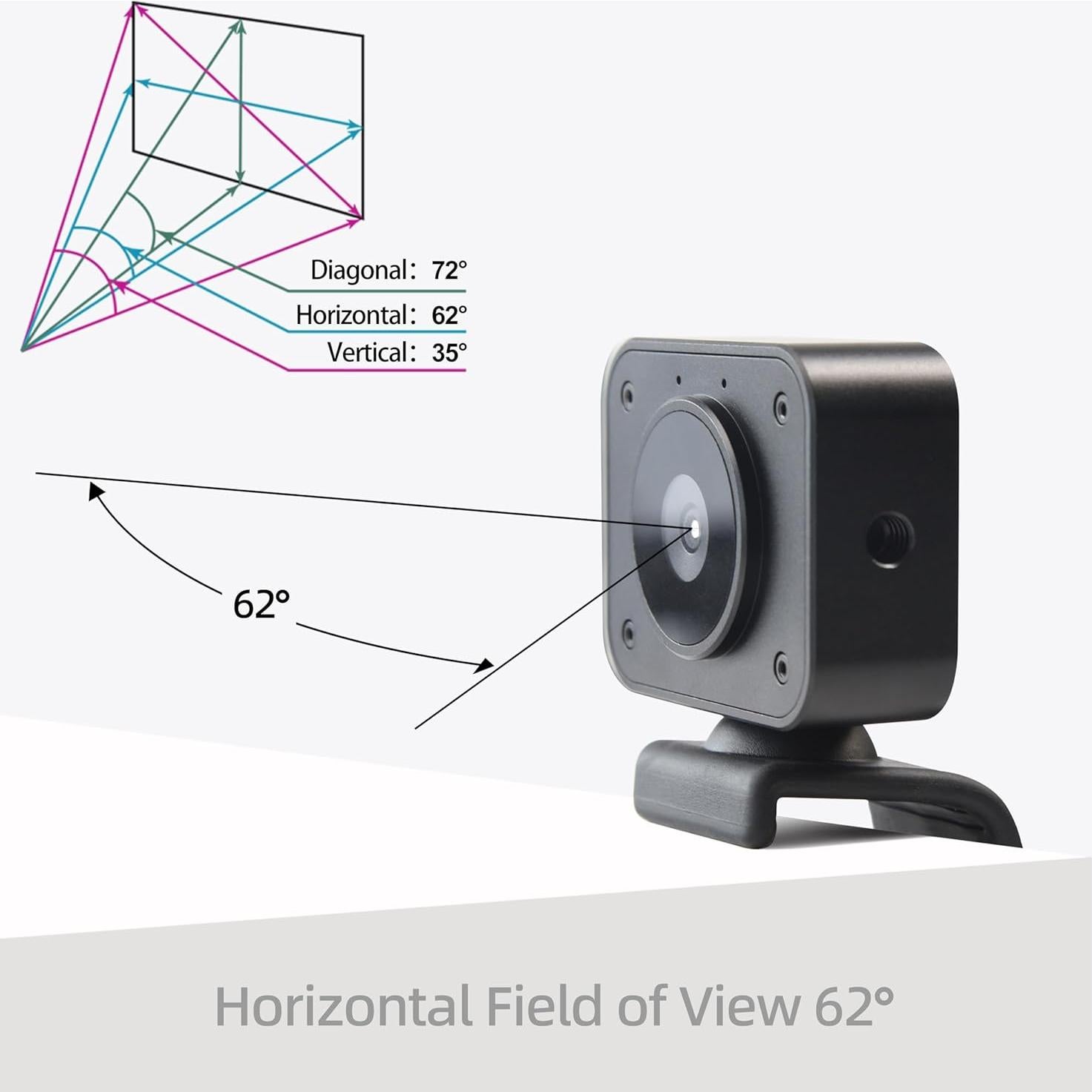 Cámara Web 4K MOKOSE P40A con Micrófono y Soporte USB